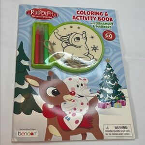 Rudolph coloring and activity book